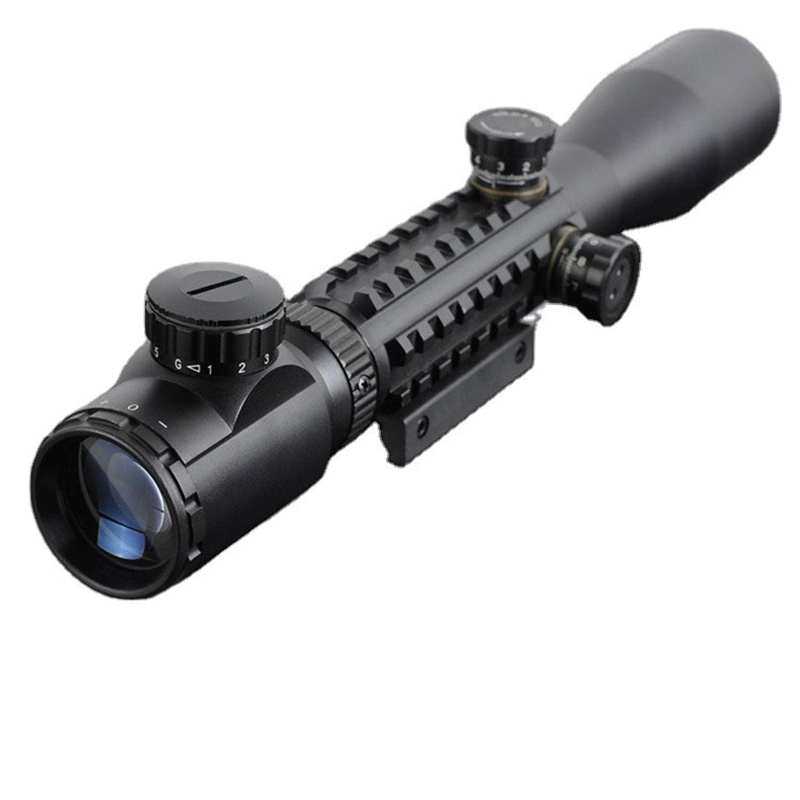 Pinty Rifle Scope,3-9x50 Red Green Rangefinder Mil-Dot Illuminated...
