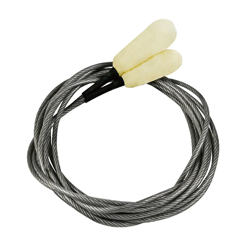 Foam swab with long cable ideal for pulling through airgun barrel quick cleaning, 4.5mm or .223/5.56mm.