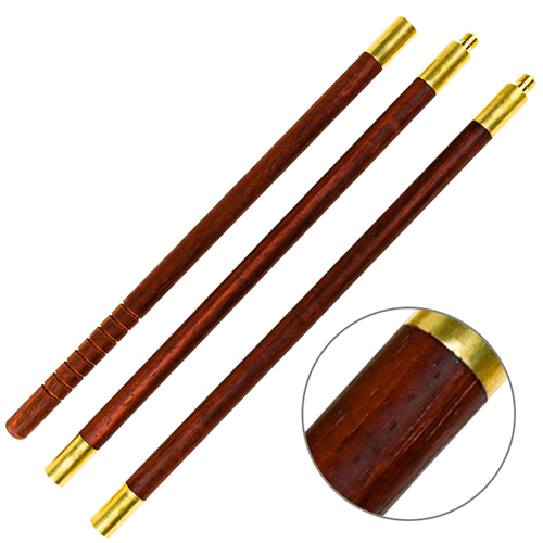Red Sandalwood gun cleaning rod 1pc long or 3-section