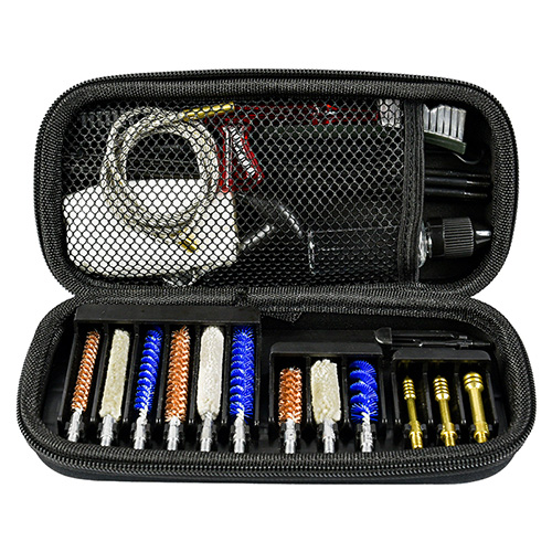 Rifle and Handgun cleaning kit includes 3 sizes ( .22cal. .30cal. 9mm).